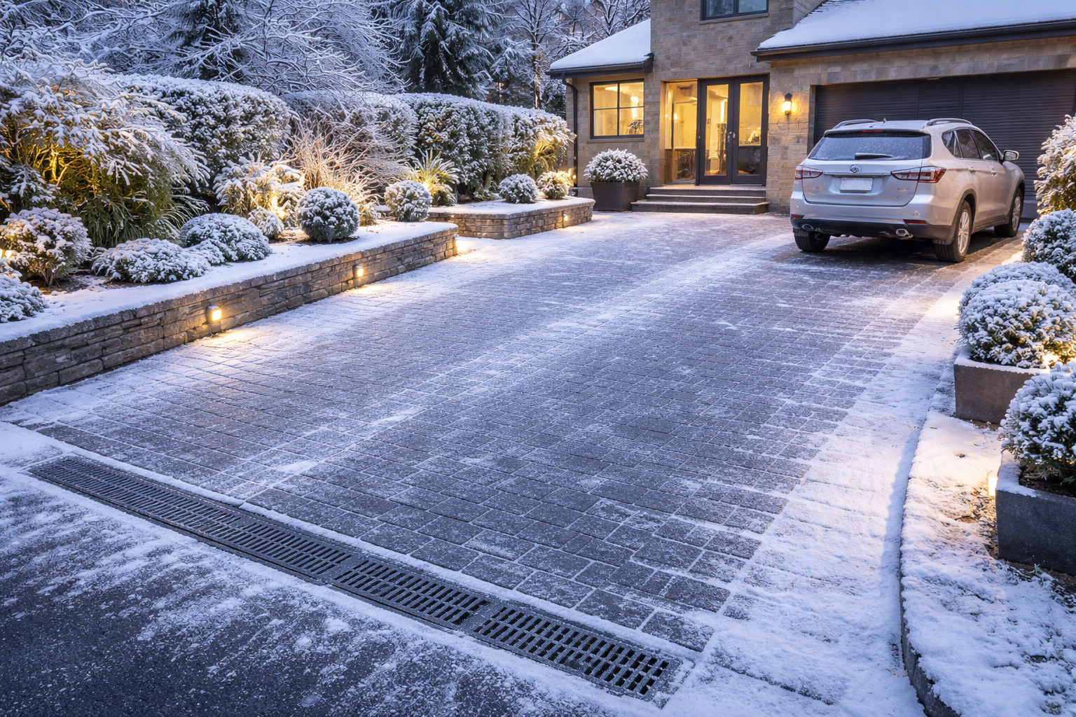 Winter-Ready Driveways in Glasgow: Drainage, Frost and Ice Explained